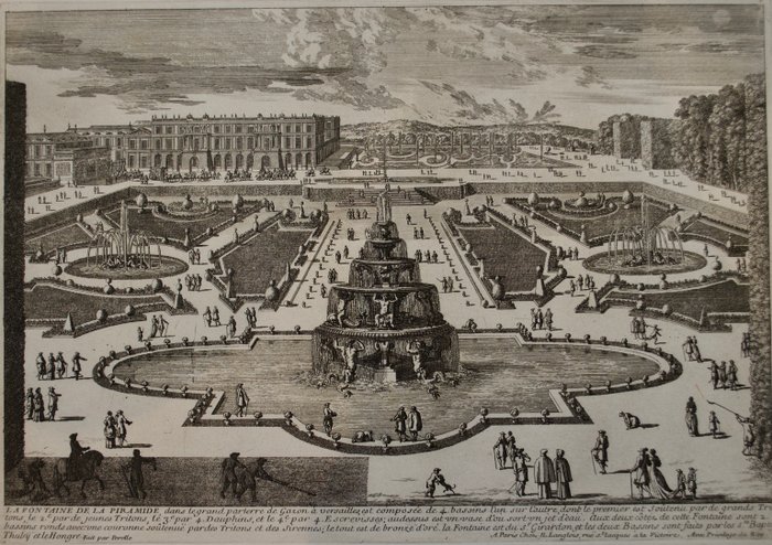Résultat de recherche d'images pour "fontaine de la pyramide"
