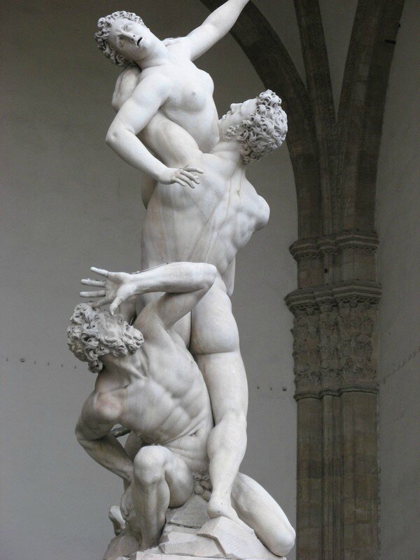 sculpture l'enlevement des sabines