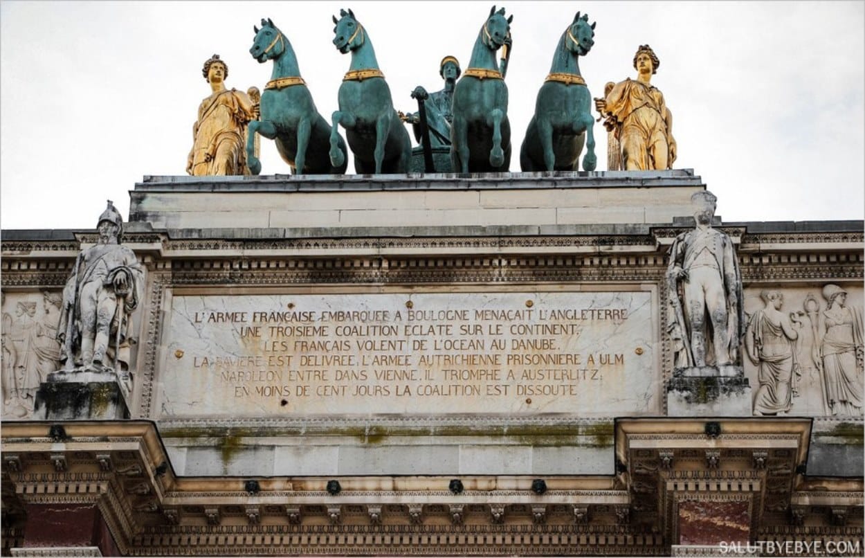 L'arc de triomphe du Carrousel