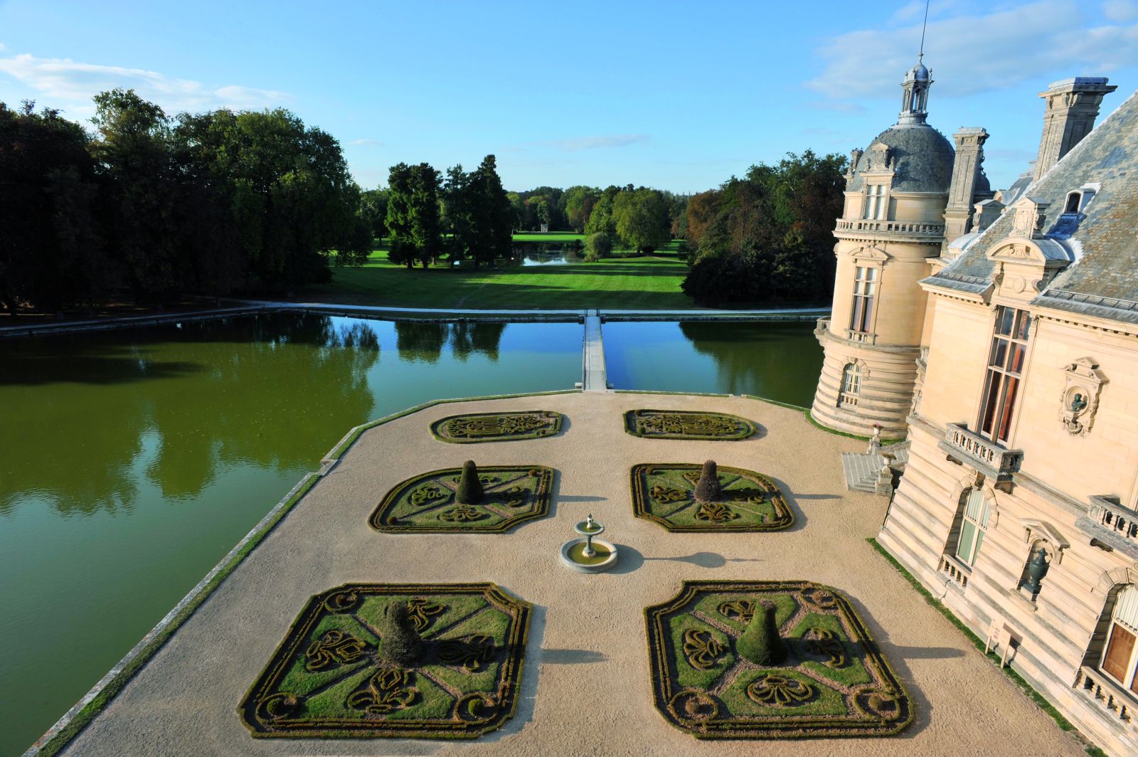 Parterres du jardin de la Volière