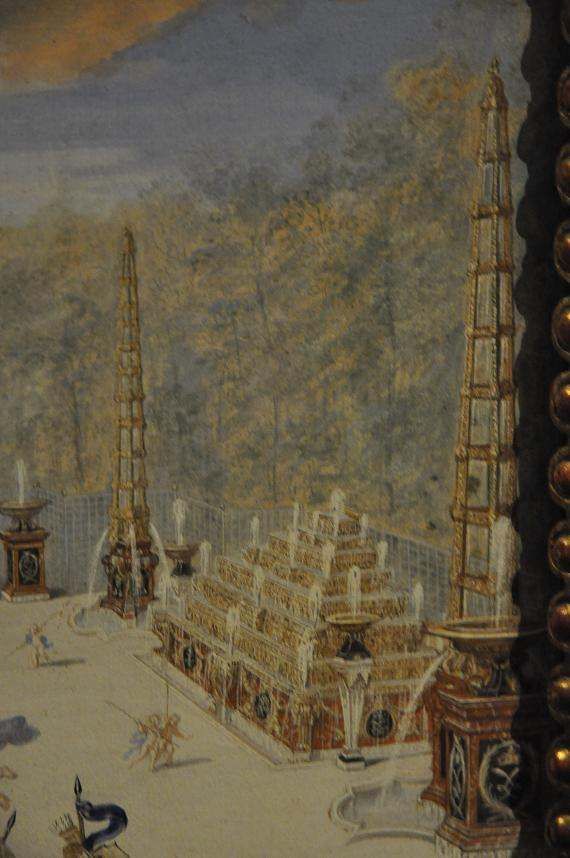 Buffet d'eau du bosquet de l'Arc de Triomphe latéral 3