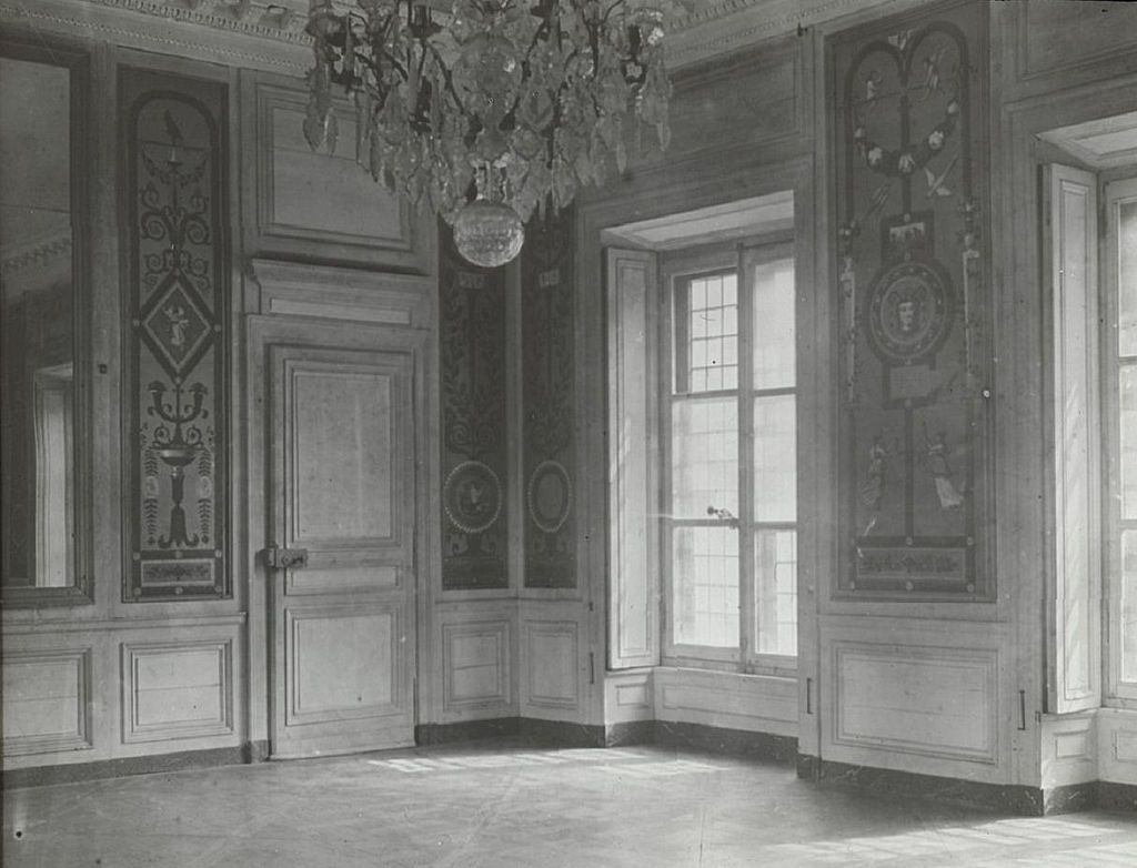 Ancienne salle à manger et salle réception de Marie Antoinette en 1930