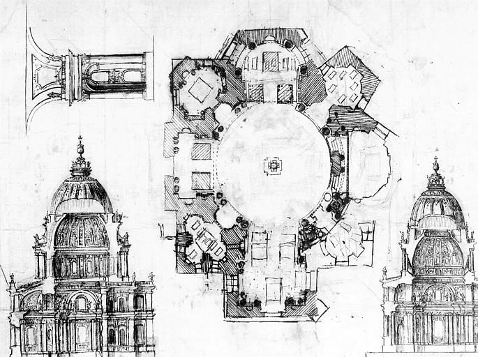 Invalides, projet de François Mansart