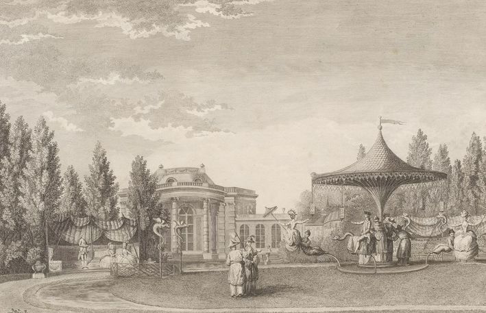 Jeu de bague chinois, parc Monceau