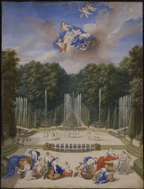 Le plus riche et le plus méconnaissable aujourd'hui : le bosquet du Théâtre d’eau / bosquet du Rond vert - auj. Bosquet du nouveau Théâtre d'Eau