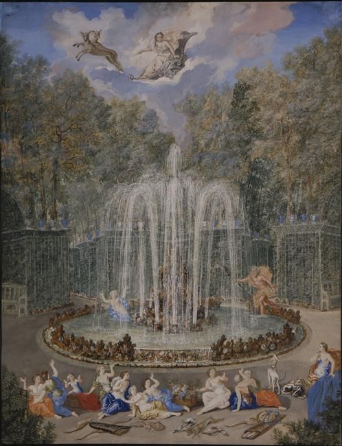 Le plus simple : le bosquet des Sources d'Eau - auj. bosquet de L'Obélisque